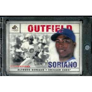  2008 SP Legendary Cuts # 55 Alfonso Soriano ( Cubs ) MLB 