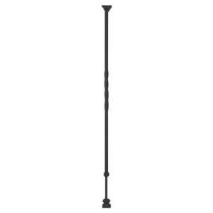  Baluster Twist Flat Black