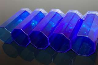 Lot x5 Atelier Gianni Versace Rosenthal Blue Crystal Medusa Water 
