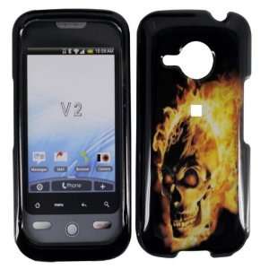  Fire Skull Hard Case Cover for HTC Droid Eris V2 6200 