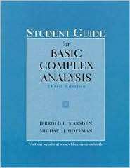 Basic Complex Analysis (study guide), (0716732467), Jerrold E. Marsden 