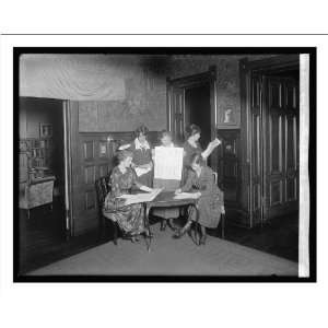  Historic Print (L) Suffragettes voting