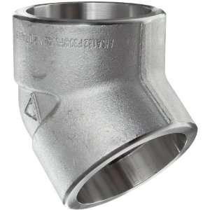 304/304L Forged Stainless Steel Pipe Fitting, 45 Degree Elbow, Socket 