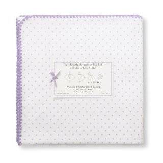 SwaddleDesigns Ultimate Receiving Blanket   Polka Dots   Lavender