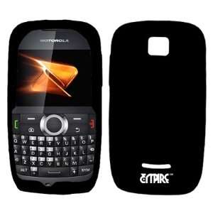 EMPIRE Black Silicone Skin Case Cover for Boost Mobile Motorola Theory 