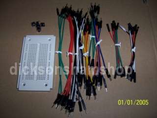Jumper Wire + Breadboard (Arduino, picaxe, robot kit)  