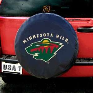   Minnesota Wild NHL Spare Tire Cover by Fremont Die (Black) Sports
