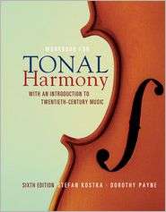 Workbook/Tonal Harmony, (0073327158), Stefan Kostka, Textbooks 