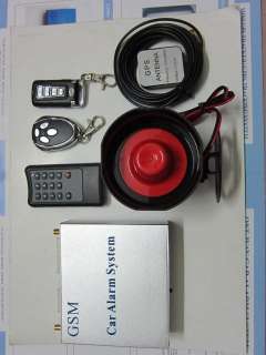 NEW Gsm/gps car alarming system GSM,car Security alarm phone number 