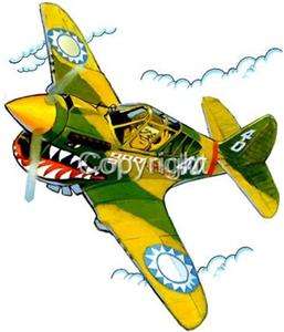 RC P 40 Fighter Airplane T Shirt 4172 war plane  
