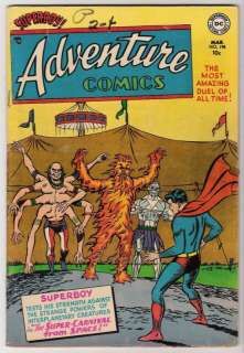 Adventure Comics #198 VG 4.0 Superboy Aquaman Curt Swan Art 1954 