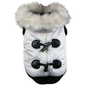  WINTER WHITE FASHION PARKA with Hood