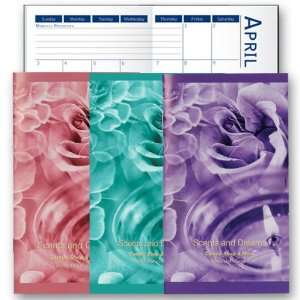 Custom Printed Shimmering Grace Monthly Planner with Full 