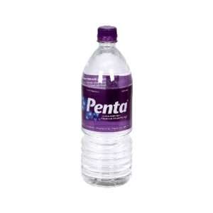 Penta Purified Drinking Water, 33.8 Ounce (Pack of 12)  