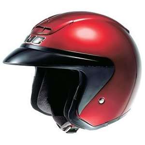  HJC AC 3 Open Face Motorcycle Helmet Candy Red Small 