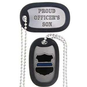  Proud Officers Son Dog Tag 