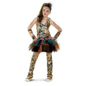  By Princess Paradise Graffiti Girl Tween Costume / Brown   Size Tween