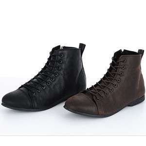 7SH45) Mens Casual String High Top Walkers Shoes 2 COLORs  
