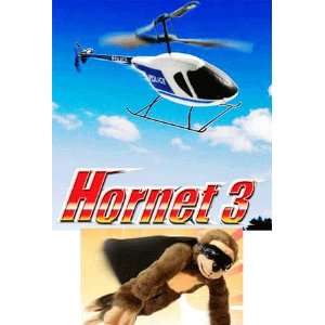   Radio Control Helicopter Toy + Slingshot Flying Monkey Toys & Games