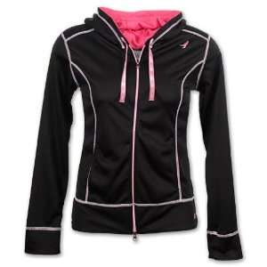   Womens Lace Up for the Cure Stride Jacket, Black 