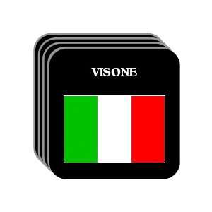  Italy   VISONE Set of 4 Mini Mousepad Coasters 