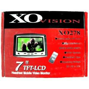  Xo Vision 7 TFT LCD Headrest Mobile Video Monitor 