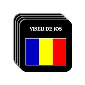  Romania   VISEU DE JOS Set of 4 Mini Mousepad Coasters 