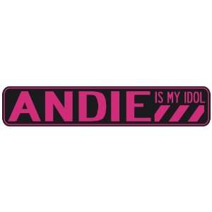   ANDIE IS MY IDOL  STREET SIGN