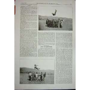  1891 Republic Andora Blanket Tossing Sport Men Photo