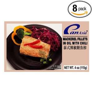 Pan Asia Mackerel In Oil with Chili Grocery & Gourmet Food