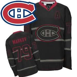  Montreal Canadiens Black Ice Jersey Andrei Markov Hockey 