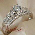 Ct Brilliant Cut Engagement Ring Simulated Diamonds