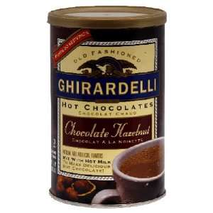Ghirardelli, Chocolate Bev Chocolate Hazelnut, 16 Ounce (8 Pack)