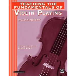   the Fundamentals of Violin Playing [Paperback] Pernecky Books