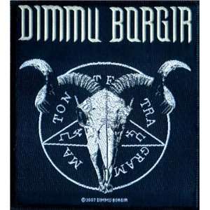  Dimmu Borgir Goat Woven Patch 3 x 5 Aprox. Arts, Crafts 