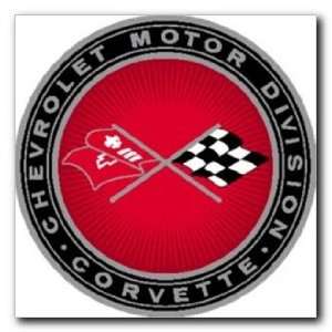   Reproduction Vintage Sign, 1970s Corvette Logo (00147) Automotive