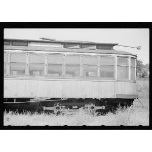  Photo Abandoned streetcar, Minneapolis, Minnesota 1939 