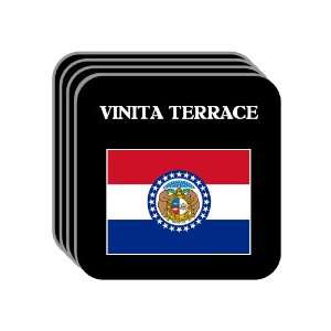 US State Flag   VINITA TERRACE, Missouri (MO) Set of 4 Mini Mousepad 