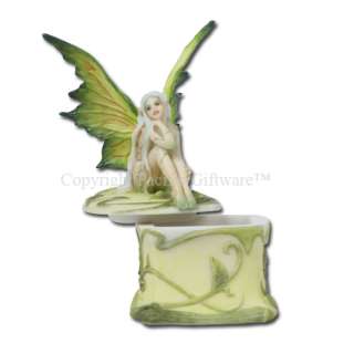 Green Sprite Fairy Trinket Box Amy Brown Fairies  