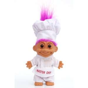   My Lucky MASTER CHEF COOK 6 Troll Doll   Fusia Hair Toys & Games