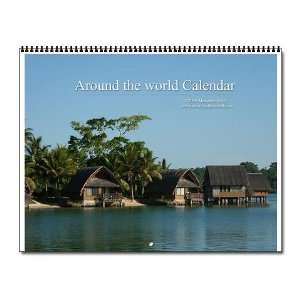Around the world wall calendar 3 Architecture Wall Calendar by 