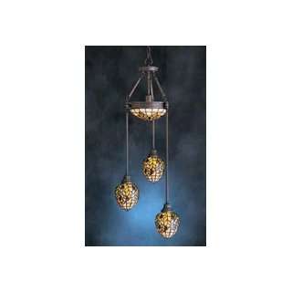  Kichler 66013 La Vigna Chandelier Bronze Height 42