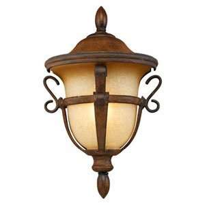   Lighting 9390 WT Tudor Painted Outdoor Wall Sconce