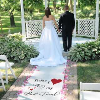 Personalized Classic Aisle Runner  Wedding  