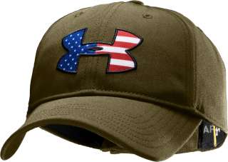 Under Armour Mens Big Flag Logo Adjustable Cap  