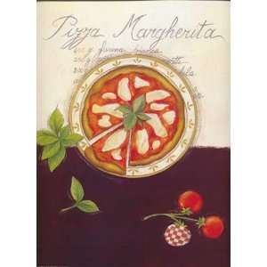  Pizza Margherita   Poster by Sophie Hanin (9.5X12)