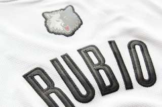 Ricky Rubio 9 TIMBERWOLVES Rev 30 Swingman Jersey WHITE  