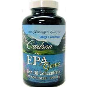  EPA Gems 120 Softgels   Carlson Labs Health & Personal 