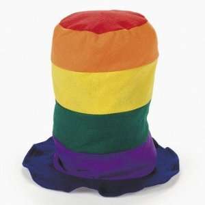  Rainbow Stovepipe Hat   Hats & Novelty Hats Health 