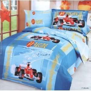  F1 (Twin) Size Blue Bed Set by Le Vele [Misc.] Beauty